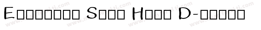 Euphoria Sans Hand D字体转换